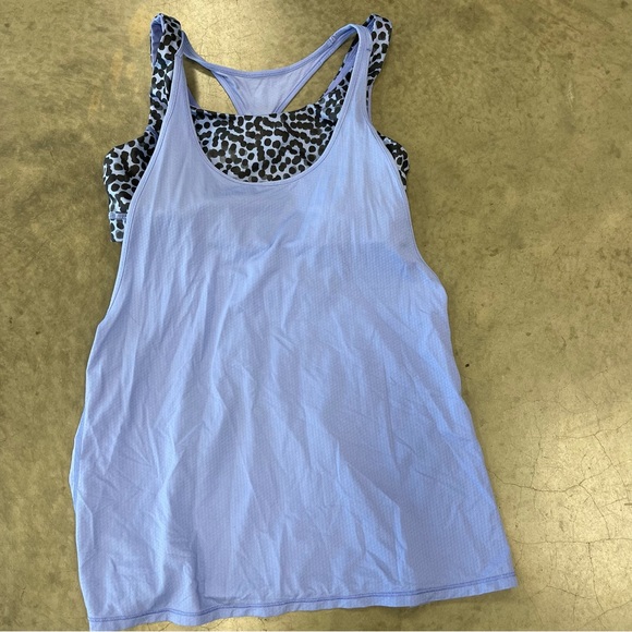 Lululemon All Sport Support Tank with Bra Lullaby Ace Spot - Picture 4 of 5
